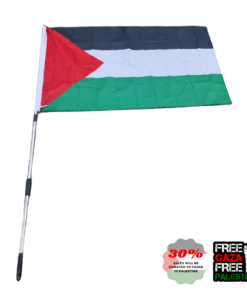 Large Palestine Flag with pole