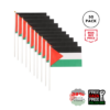 50 Pack Bulk Buy Small Palestine Handheld Flag