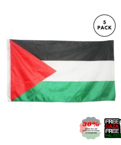 5 Pack Large Palestine Flag 150x90cm
