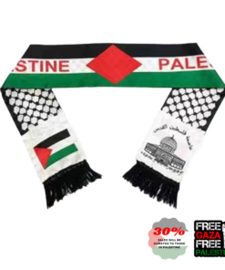 Palestine Flag Neck Shawl