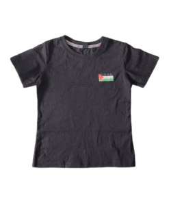 Kids Palestinian Tshirt Boys Girls 'I Stand With Palestine' Front