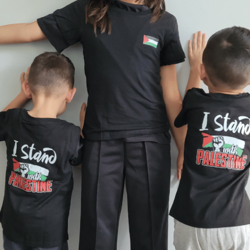 Palestine Kids Infant T-Shirt Stand With Palestine