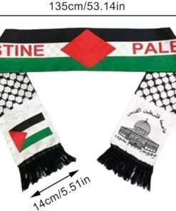 Palestine Flag Neck Shawl