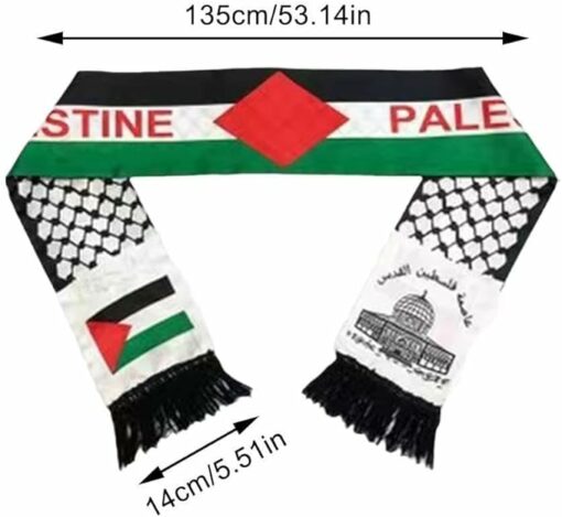 Palestine Flag Neck Shawl