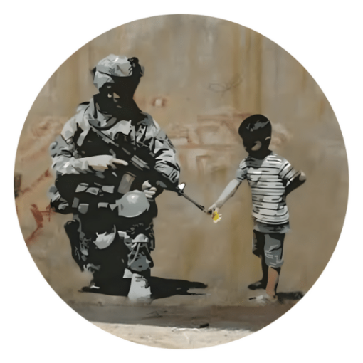 Design 2 - Banksy Soldier & Boy