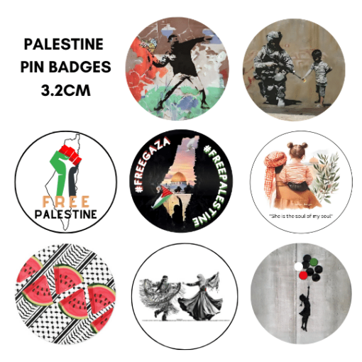 Palestine 3.2cm Pin Badge Lapel