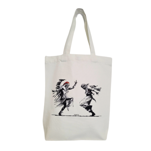 Palestinian Freedom Dance Canvas Tote Bag