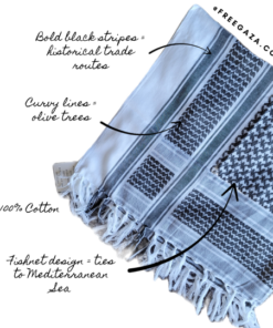 Palestine Keffiyeh Shemagh - Pattern Symbolism