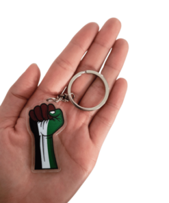 1) Fist Palestine Keychain