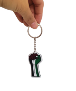 1) Fist Palestine Keychain