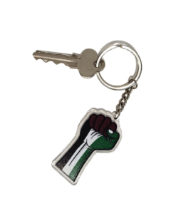 1) Fist Palestine Keychain