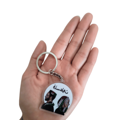 3) Man & Woman Palestine Keychain