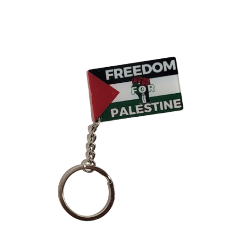 5) Freedom For Palestine Flag Keychain