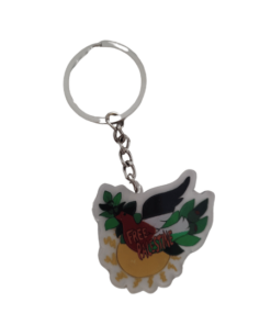 4) Bird Peace Keychain/Keyring