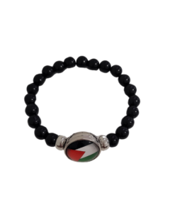 Palestine Hand Bracelet - Beaded Style National Flag