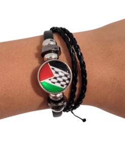 Palestine Hand Bracelet - Knotted Style National Flag Keffiyeh