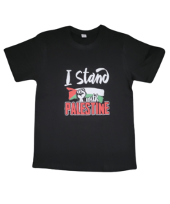 Palestine T-Shirt Adults - I Stand with Palestine FRONT