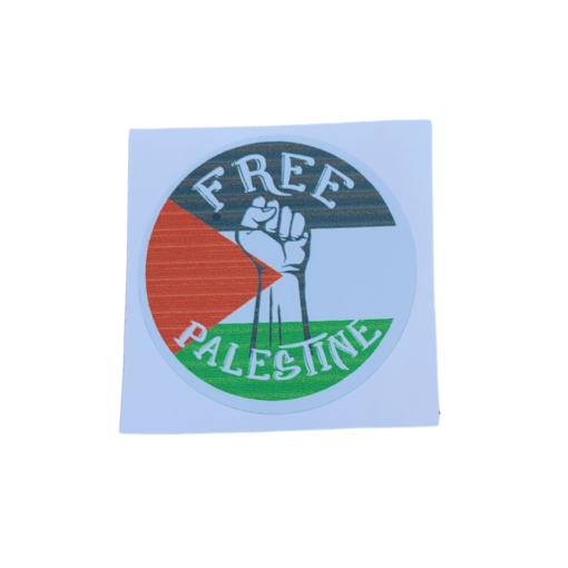 Free Palestine Round Sticker