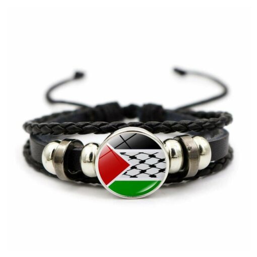 Palestine Hand Bracelet - Knotted Style National Flag Keffiyeh