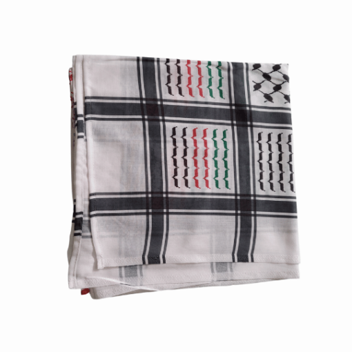 Palestine National Colours Keffiyeh Bandana Shemagh Neck Scarf