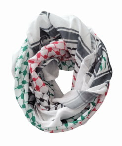 Palestine National Colours Keffiyeh Bandana Shemagh Neck Scarf