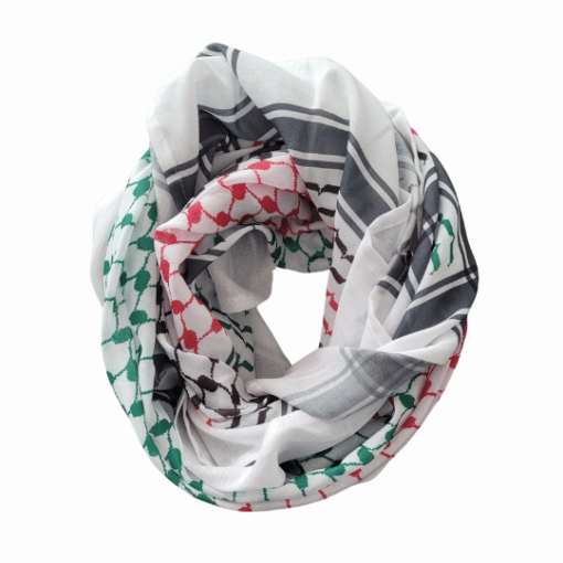 Palestine National Colours Keffiyeh Bandana Shemagh Neck Scarf