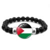 Palestine Hand Bracelet - Beaded Style National Flag