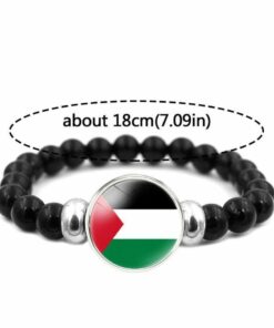 Palestine Hand Bracelet - Beaded Style National Flag