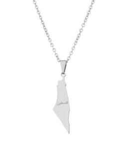 Silver Palestine Necklace