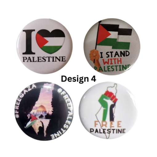 Palestine Badges Pack of 4 - Design 4