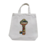 Palestine Canvas Tote Bag with Key 'We Will Return' in White