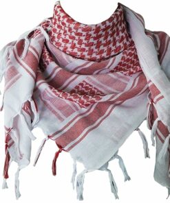 Red Keffiyeh Palestine Head Wrap