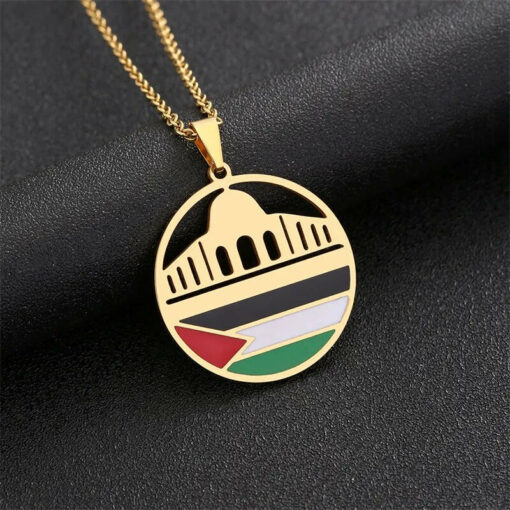 Al-Aqsa Palestine Necklace Pendant in Gold