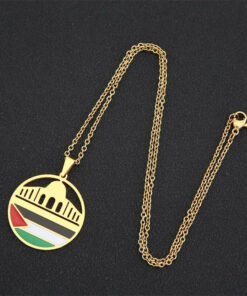 Al-Aqsa Palestine Necklace Pendant in Gold