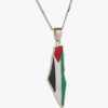 Palestine Flag Colours Necklace