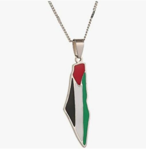 Palestine Flag Colours Necklace