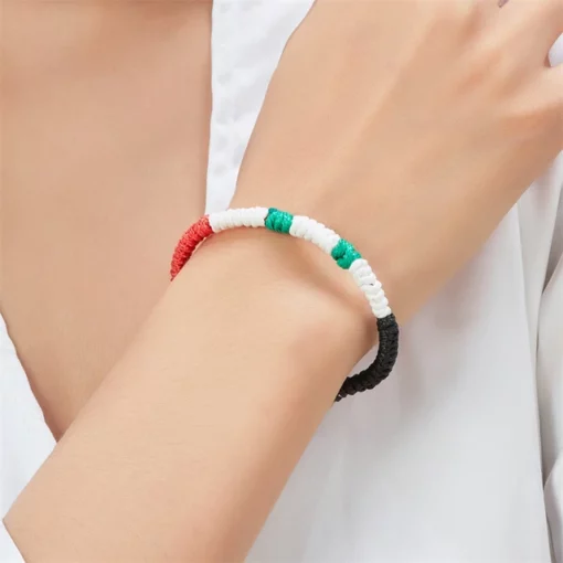 Palestine Woven Rope Bracelet