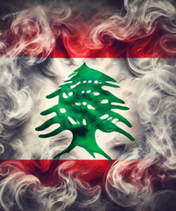 Lebanon Flag - Sticker