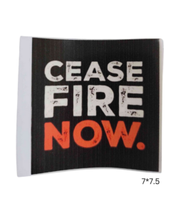 I) Ceasefire Now Sticker