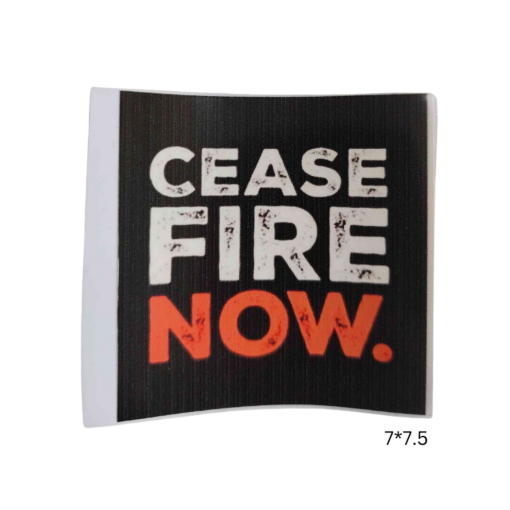 I) Ceasefire Now Sticker