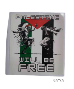 H) Palestine Will Be Free Sticker